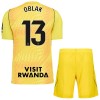 Maglia da Calcio Portiere Atlético Madrid Oblak 13 2026-27 Gialla per Bambino Maglia da Calcio Portiere Atlético Madrid Oblak 13 2026-27 Gialla per Bambino