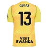 Maglia da Calcio Portiere Atlético Madrid Oblak 13 2026-27 Gialla per Uomo Maglia da Calcio Portiere Atlético Madrid Oblak 13 2026-27 Gialla per Uomo
