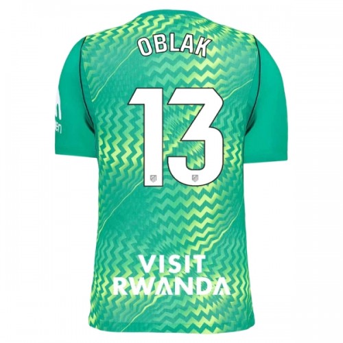 Maglia da Calcio Portiere Atlético Madrid Oblak 13 2026-27 Verde per Uomo Maglia da Calcio Portiere Atlético Madrid Oblak 13 2026-27 Verde per Uomo