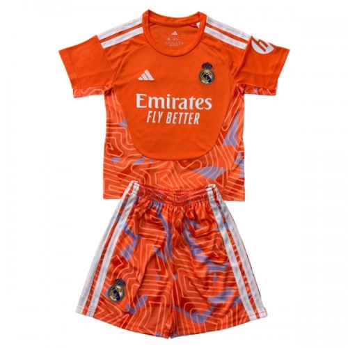 Maglia da Calcio Portiere Real Madrid Orange Version 2026-27 per Bambino Maglia da Calcio Portiere Real Madrid Orange Version 2026-27 per Bambino