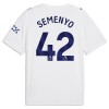 Maglia ufficiale Manchester City Semenyo 42 Alternativa 2026-27 per Uomo Maglia ufficiale Manchester City Semenyo 42 Alternativa 2026-27 per Uomo
